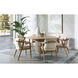 Riviera 60 X 30 inch Natural / Taupe Outdoor Dining Table